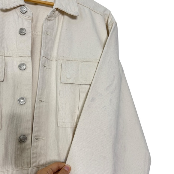 AGOLDE Tatum Denim Jumpsuit Cream - Picture 7 of 14